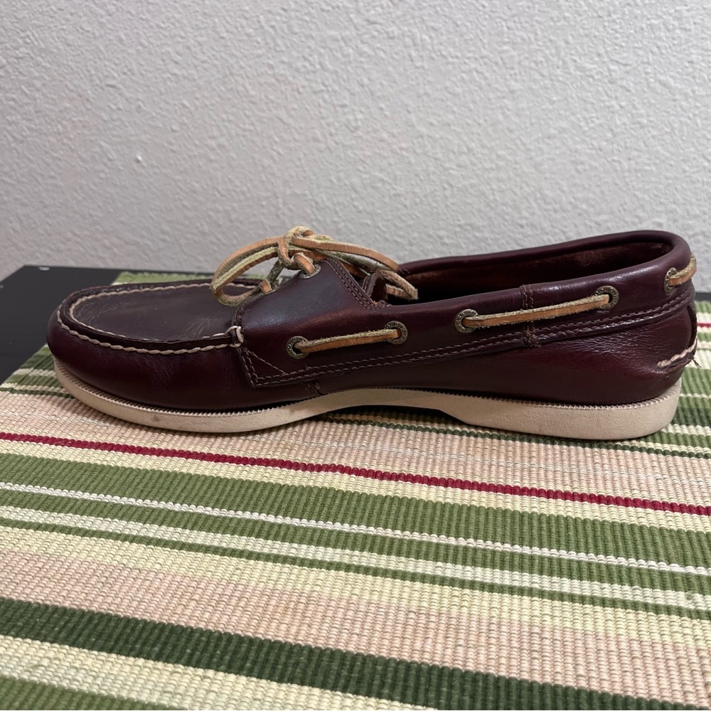 G.H. Bass & Co. Hampton Core 2 Leather Boat Shoes Men’s 9.5M Dark Brown dockside - Picture 7 of 10